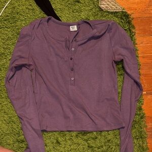 SUNDAY BEST- ARITZIA PURPLE Long Sleeve Top